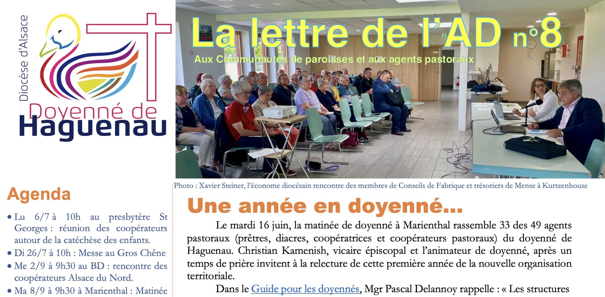 Lettre de l&rsquo;AD n°8 juillet/août 2026