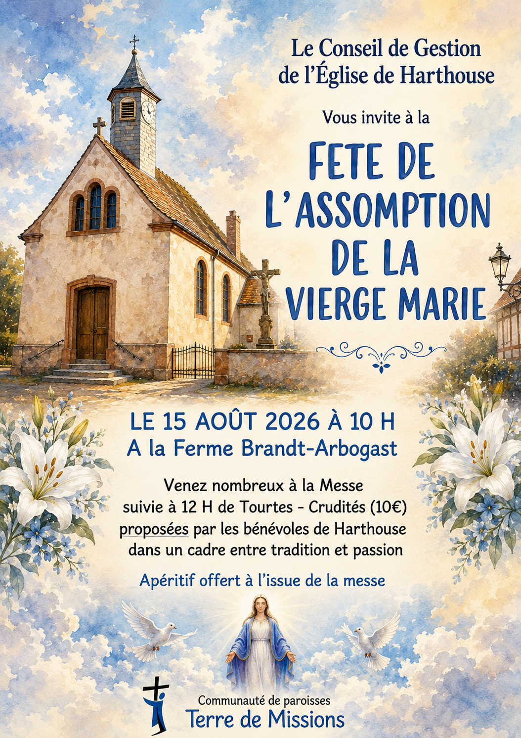 Fête de l&rsquo;Assomption de la Vierge Marie