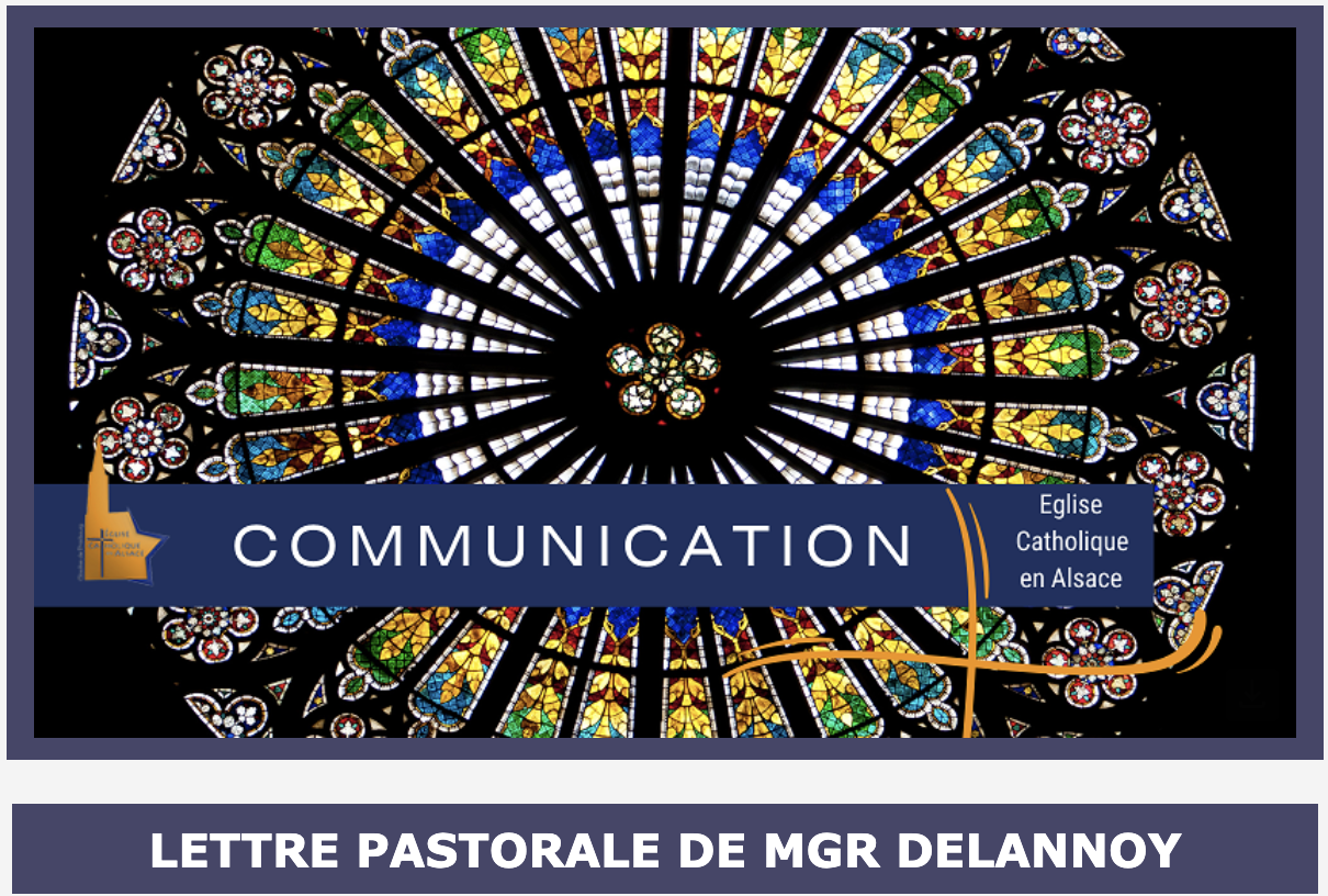 Lettre pastorale de Mgr Delannoy